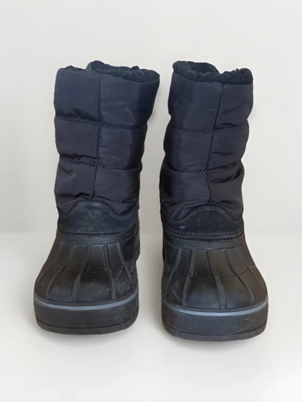 Lands' End Kids Frost Insulated Waterproof Snow Boots Black - SIZE 11